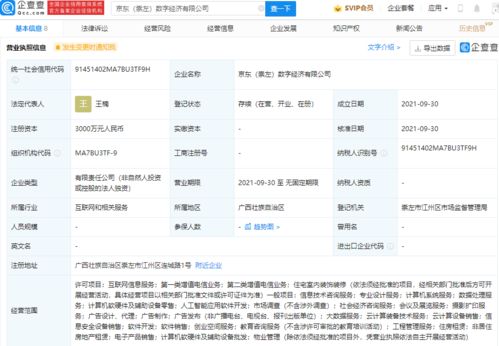 京东成立数字经济公司，强化云计算装备技术服务布局